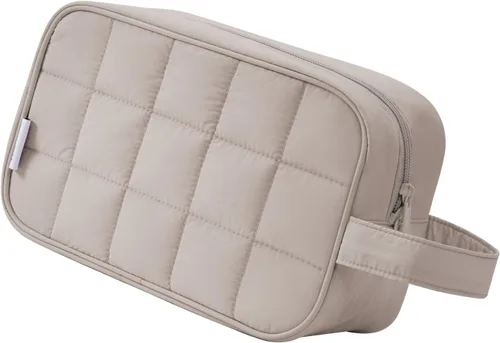 Miniatura 19 de Narwey Neceser de viaje para mujer, kit de viaje Dopp para hombre, bolsa de viaje para artículos de tocador, bolsa de cosméticos, bolsa de A-Negro