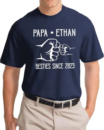 Miniatura 3 de Camisa personalizada para abuelo, papá, nietos con nombre, regalos personalizados para papá y papá, regalos para el día del padre, abuelo.