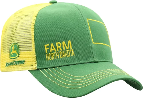 Miniatura 135 de John Deere Gorra de béisbol con logotipo y malla trasera con contraste, para hombre