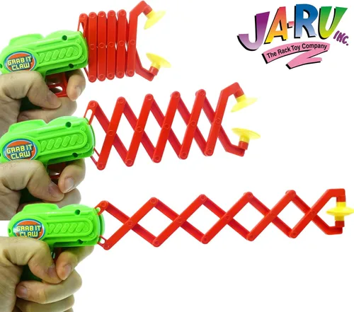 Miniatura 3 de JA-RU Pistola agarradora de garras de brazo robot (2 juguetes surtidos) de 12 pulgadas de largo alcance. Herramienta de recogida de agarrador