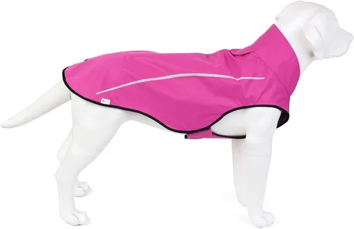 Miniatura 20 de Mile High Life Impermeable para perro, Chaqueta de lluvia reflectante impermeable ajustable para perros pequeños, medianos y grandes, abrigo