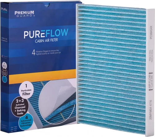 Filtro de aire de cabina PureFlow PC99454X | Compatible con Jeep Wrangler 2018-2025, Gladiator 2020-2025
