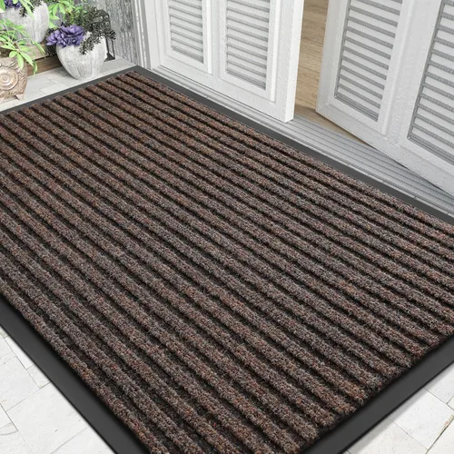 Miniatura 52 de Yimobra Tapete de Bienvenida, Tapetes de Puerta Resistentes y Duraderos para Entrada del Hogar Exterior Interior, Tapete Delantero para Patio