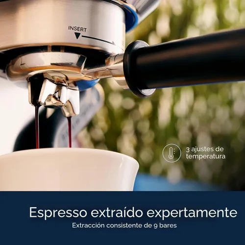 Miniatura 3 de De'Longhi Dedica Maestro Plus - Máquina de café expreso, varita de vapor automática, 3 ajustes de temperatura de café y espuma de leche, tanque