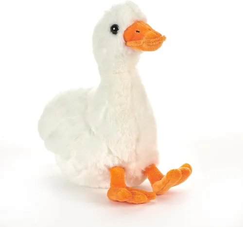 The Petting Zoo Peluche de pato flexible, regalos para niños, animales salvajes de la vida silvestre, juguete de peluche de pato de 9 pulgadas