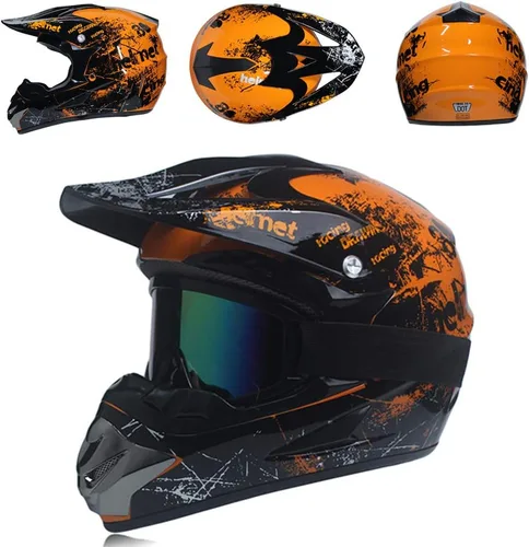 Miniatura 2 de Casco de motocicleta todoterreno para motocross, cuatrimoto, para hombres y mujeres, casco de competición profesional con certificado DOT