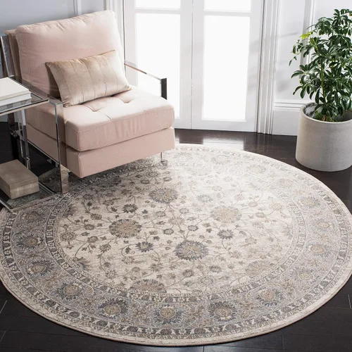 Miniatura 26 de Safavieh Sofia Collection SOF330B, tapete clásico color gris claro y beige, Polipropileno