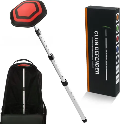 Miniatura 9 de Sistema de soporte de bolsa de viaje de golf, kit de protección de viaje de club de golf