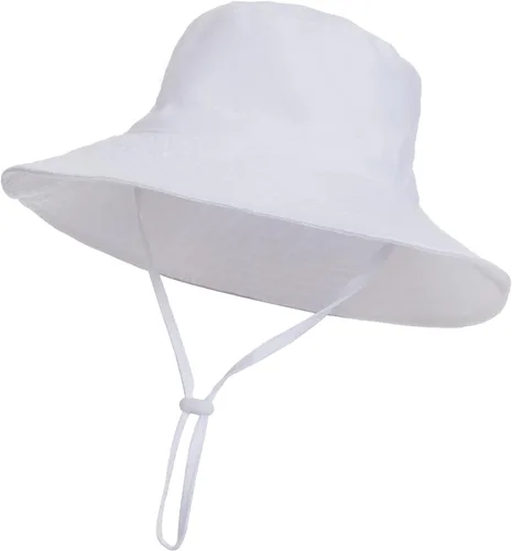 Miniatura 2 de Sombrero de sol para bebé de verano UPF 50+, sombrero de pescador de ala ancha, sombreros de playa para bebés niños y niñas de 0 a 6 años