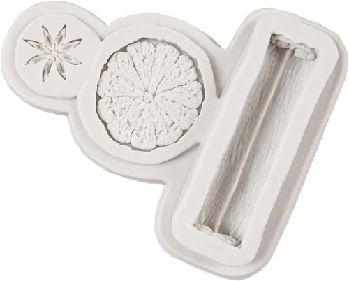 Miniatura 5 de Molde de silicona para especias de invierno, rebanada de limón, anís estrellado, mandarina, cáscara de fondant, moldes para decoración de tartas