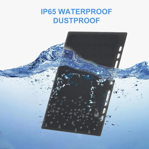 Miniatura 4 de Lixada Cargador de panel solar Puerto USB portátil de alta potencia en forma de papel monocristalino de silicio 10 W cargador de panel solar