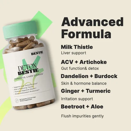 Miniatura 2 de Biohacking Bestie Detox Bestie Supplement - Detox Cleanse for Women & Men, Supports Liver Health, Promotes Digestive Health, Helps Remove Toxins
