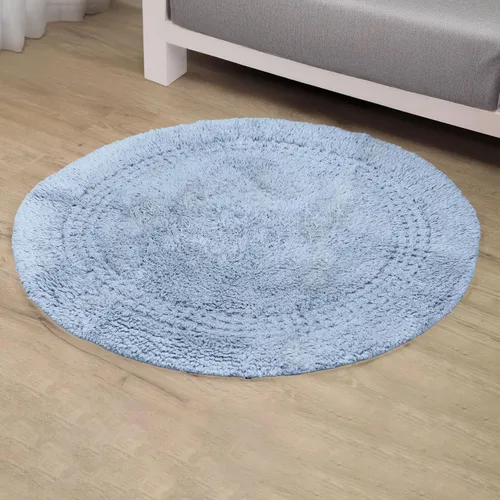 Miniatura 11 de Home Weavers Classy - Juego de alfombras de baño 100 % algodón, decoración de baño, lavable, extrasuave y absorbente, tapete de cocina, juego de Aqua