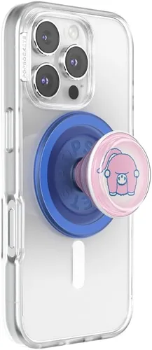Miniatura 7 de PopSockets - Agarre para teléfono con soporte expandible, agarre adhesivo, sol cósmico Oro rosa