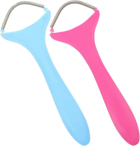 2pcs Facial Threading Hair Removal Manual Epilator for Women Portable Facial Hair Remover Spring Epilator Tool Suitable for Sensitive Skin and