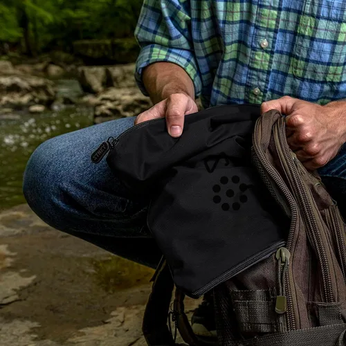 Miniatura 6 de Bolsa STNKY Pro - Bolsa de lavandería - Bolsa de lavado para trabajadores de la salud, deportes, fitness y viajes Negro