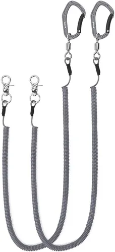 Miniatura 14 de HERCULES M4 Fishing Lanyard, Fishing Pole Tether, Kayak Paddle Leash, Heavy Duty Retractable Coiled Lanyard for Fishing, Rods, Pliers, Boating