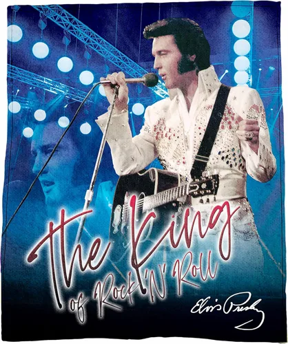 Miniatura 4 de Elvis Presley 1968 Comeback Special - Manta de Forro Polar - Forro Polar Coral Súper Suave - 50" x 60" - Comodidad Lujosa y Tamaño Generoso
