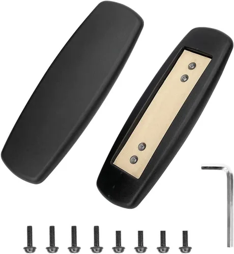 ALUCSET Almohadillas de repuesto para silla de oficina de 10 pulgadas de largo x 3 pulgadas de ancho, almohadillas universales de 4 pulgadas y 5.5