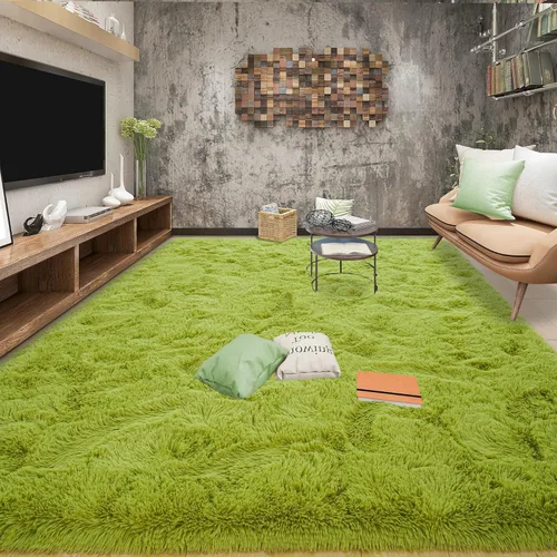 Miniatura 18 de Tepook Alfombras súper suaves y esponjosas para sala de estar, alfombras de área de 8 x 10 pies para dormitorio, alfombra moderna peluda, alfombras