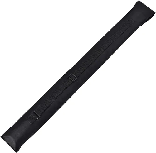 Miniatura 2 de Estuche de transporte para taco de billar negro, 32 pulgadas de largo, bolsa de almacenamiento para taco de billar