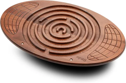 Miniatura 9 de Tabla de Equilibrio Bodo Maze - Tabla de Oscilación de Madera para Niños, Pequeños, Adolescentes y Adultos para Entrenamiento de Ejercicio