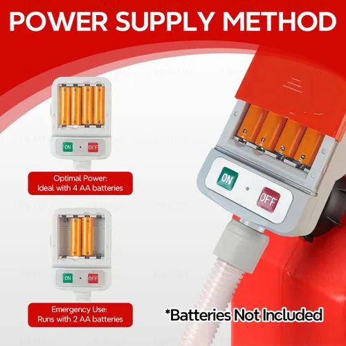 Miniatura 4 de HiNADA Bomba de transferencia de combustible con parada automática: alimentación de batería, portátil de 3.2 GPM con manguera extra larga de 51
