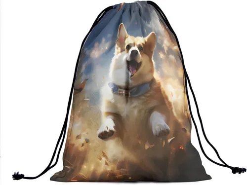 Miniatura 184 de Bolsa de agarre de gimnasia de piel de animal, bolsa de gimnasia con cordón ajustable, bolsa de cuerda para fauna silvestre, Mariposas Galaxy