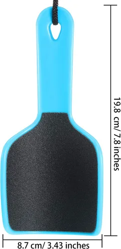 Miniatura 2 de Mudder 4 piezas de lima curvada en forma de U, removedor de callos de pie de doble cara, colosal para grano, exfolia elimina la piel muerta, 4