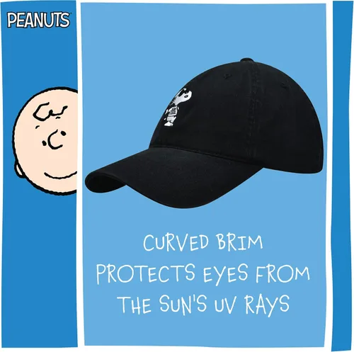 Miniatura 3 de Concept One Peanuts Snoopy Dad Hat, Adult Baseball Cap with Curved Brim