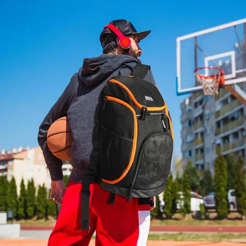 Miniatura 5 de MIER Gym Backpack 40L Basketball Backpack with Ball Compartment & Shoes Storage Multi-Functional Sports Soccer Bag Large Equipment Back Pack