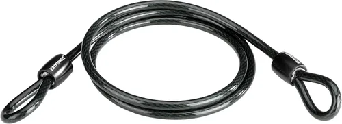 Miniatura 4 de Kryptonite Candado en U para bicicleta con cable de acero trenzado, cerradura antirrobo en U de alta seguridad, grillete de 0.472 in y cable