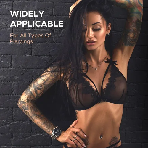 Miniatura 6 de BodyJ4You - Juego de 36 piezas PRO para piercings corporales - nariz, septum, oreja, cartílago, labio, ombligo, trago, ceja - acero quirúrgico 14G