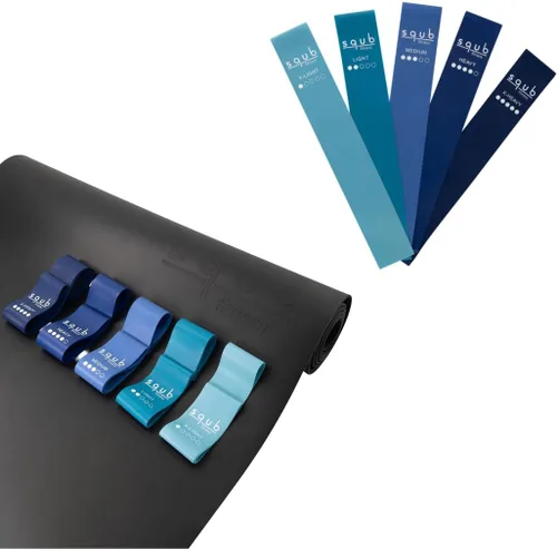 Miniatura 5 de Juego de bandas de resistencia para fitness, bandas elásticas para bandas de ejercicio, bandas de resistencia para entrenamiento en casa, bandas