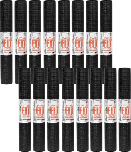 Miniatura 10 de 12 or 16-Pack Value Yoga Mat, 68" x 24" Non Slip Exercise Mat, 3mm Thick Gym Mat, Bulk Non Toxic Yoga Mats for Schools and Studios