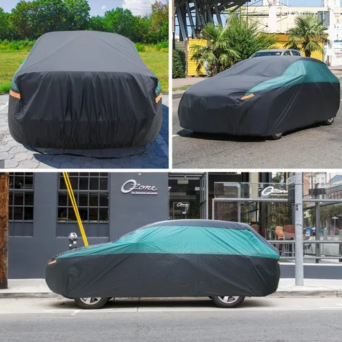 Miniatura 8 de SEAZEN Funda impermeable para automóvil SUV para todo tipo de clima, cubierta de automóvil para exteriores, protección contra el viento y la nieve