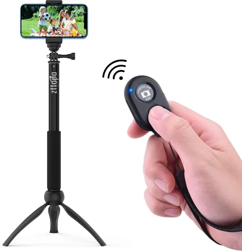 Miniatura 4 de Obturador remoto de cámara inalámbrico para smartphones (2 unidades), control remoto de cámara para teléfono compatible con iPhone/Android - Crea