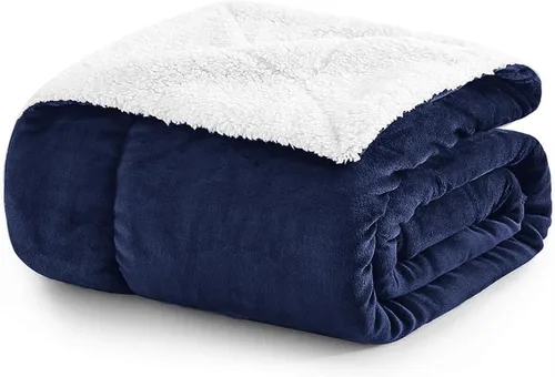 Miniatura 26 de MOONLIGHT20015 Mantas Sherpa de color rosa bebé tamaño King para cama – Paquete al por mayor de 9 mantas Sherpa – Manta suave y esponjosa