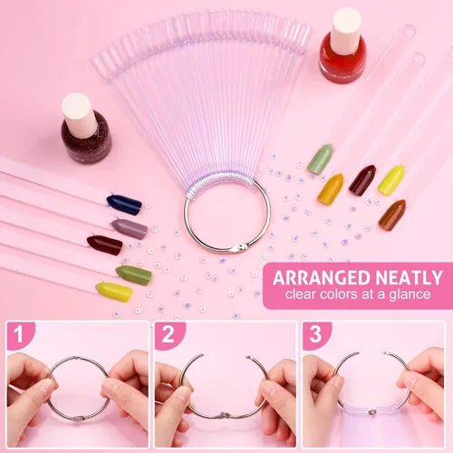 Miniatura 8 de SUBAY Taladro de uñas eléctrico profesional para el cuidado de las uñas con 200 piezas de palos de muestra de uñas