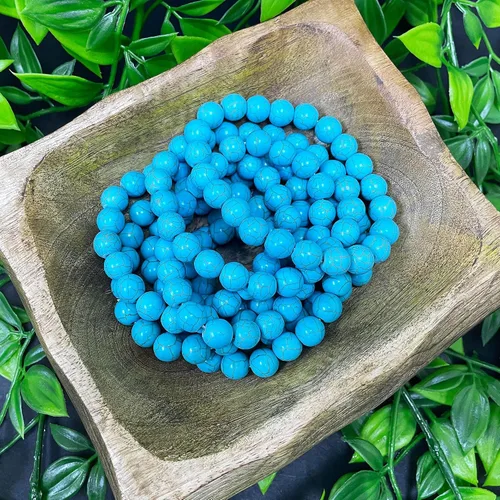 Miniatura 665 de Gem Avenue Handmade Round Bead Stretch Bracelet Unisex Natural Stone Beaded Jewelry for Men & Women, Elastic Wristband for Daily Wear