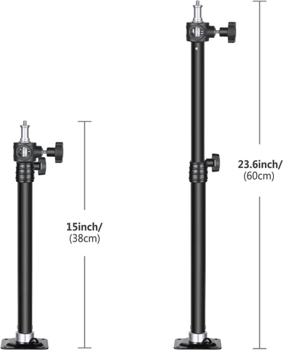 Miniatura 4 de Neewer Brazo de Pared de Montaje en Pared 15-23.6 pulgadas/38-60 Centímetros Longitud Ajustable con Adaptador Universal de 1/4 Pulgada a 3/8 Pulgada