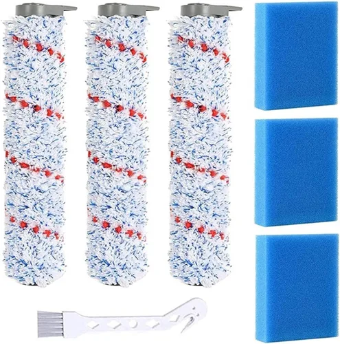 Miniatura 2 de Repuesto de repuesto para aspiradora inalámbrica en seco y húmedo, cepillo de rodillo, esponja de filtro Hepa, compatible con Tineco IFloor S, 1