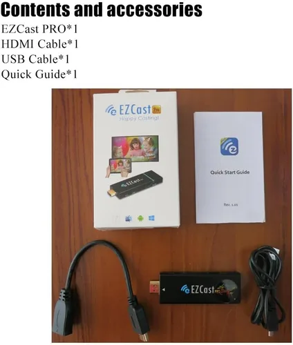 Miniatura 7 de EZCast Sistema de presentación inalámbrico profesional, receptor de pantalla HDMI, pantalla dividida 4 a 1, WiFi MIMO 2T2R, compatible con AirPlay