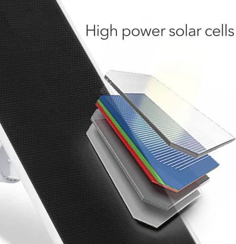 Miniatura 5 de Wasserstein Panel solar de alta calidad, cargador de panel solar para Google Nest Cam exterior o interior, batería - 3.5 W de energía solar - Hecho