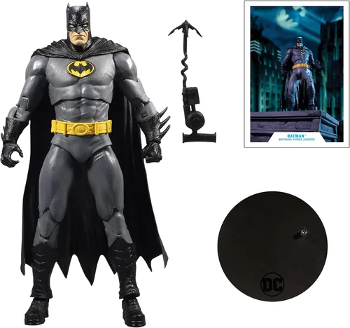 Miniatura 6 de DC Multiverse Batman de Batman: Three Jokers - Figura de acción de 7 pulgadas con accesorios, multicolor