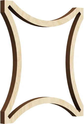 Miniatura 59 de Lilley Paneles decorativos de pared de madera con calado, extra pequeños, 7 3/8 pulgadas de ancho x 7 3/8 pulgadas de alto x 1/4 pulgadas de alto
