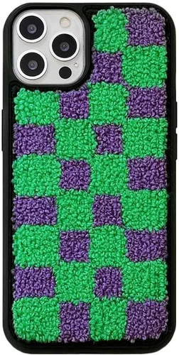 Miniatura 13 de Bonita funda para teléfono compatible con iPhone 14 Pro, diseño femenino retro de flores negras con diseño floral, delgada, suave y esponjosa, Black