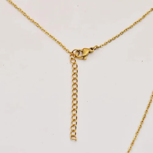 Miniatura 5 de HUAN XUN Collar personalizado con cualquier nombre para mujer en oro y plata