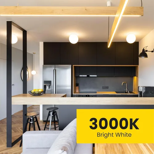 Miniatura 6 de Feit Electric Bombilla LED A19, equivalente a 60 W, no regulable, 800 lúmenes, base media E26, blanco brillante de 3000 K, CRI 90, vida útil de 10