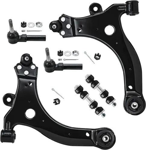 Miniatura 276 de Detroit Axle - Kit de extremo delantero para Chrysler 300 Dodge Charge Challenger 2011-2023, 2 brazos de control inferiores traseros 2 rótulas